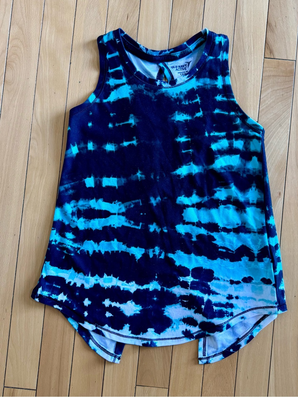 3 for $10 Old Navy Blue & Teal Tie-Dye Tank Top Size Small 6/7